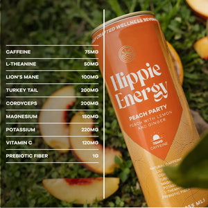 Peach Party - All Natural Functional Energy Drink