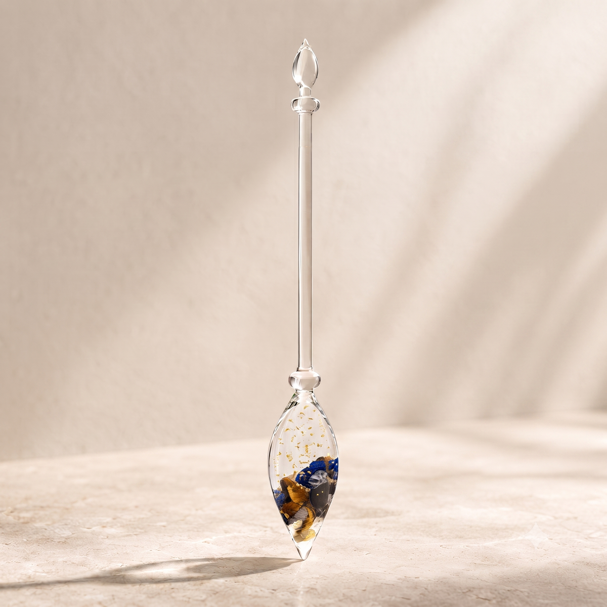 Gemstone Vial Hero – Tiger's Eye & Lapis Lazuli