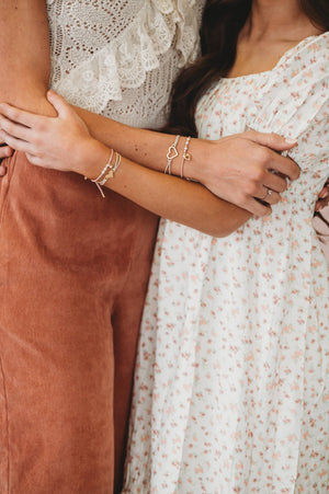 "Mother/Daughter" Hair Tie Bracelets