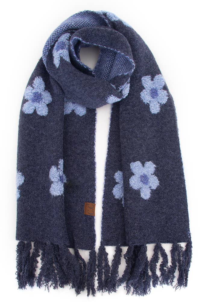 C.C Daisy Pattern Scarf