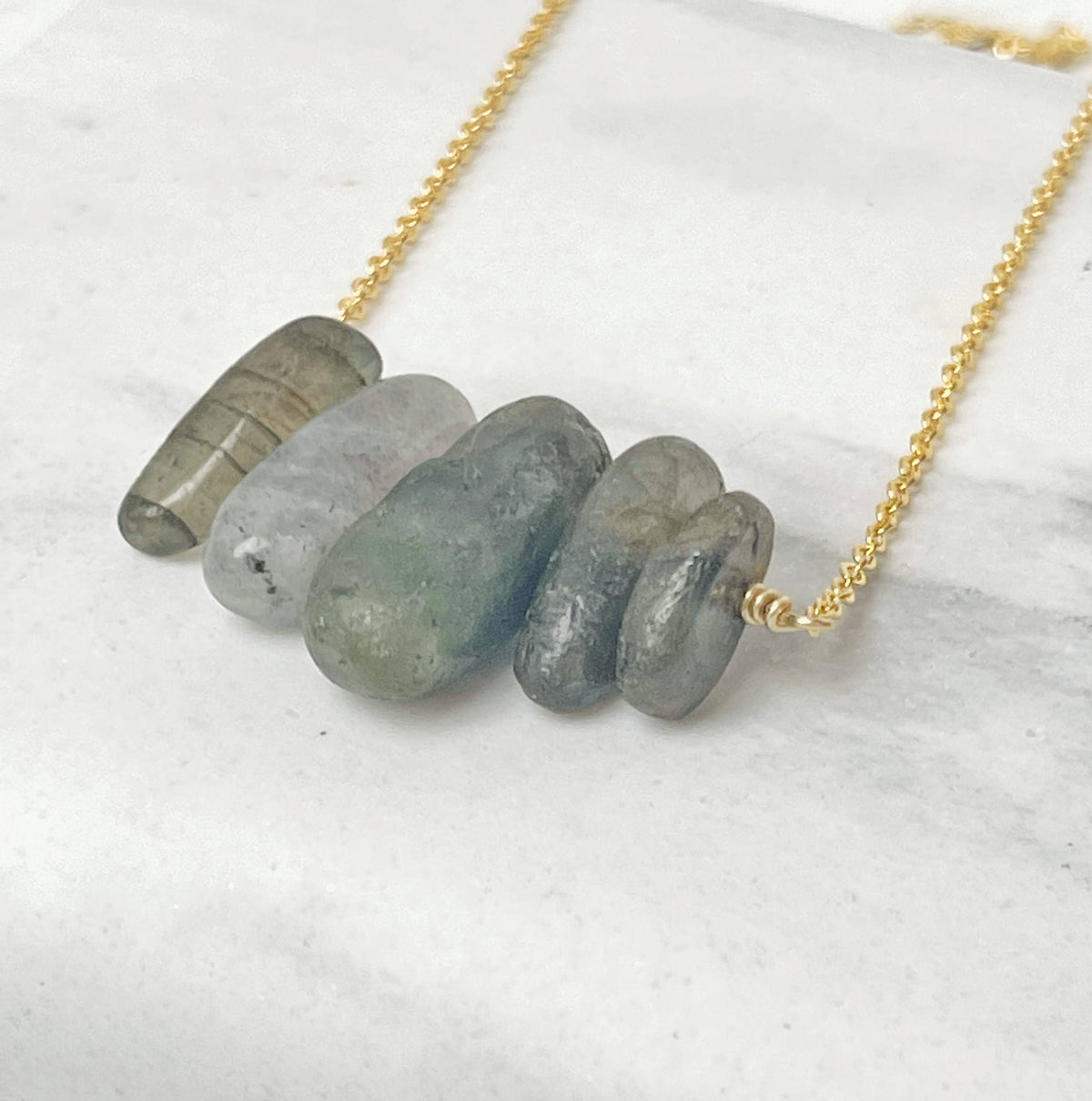 Labradorite Centerpiece Necklace