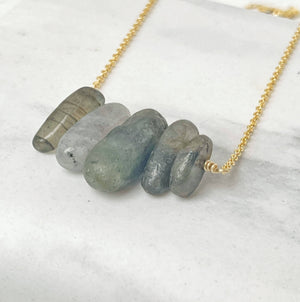 Labradorite Centerpiece Necklace