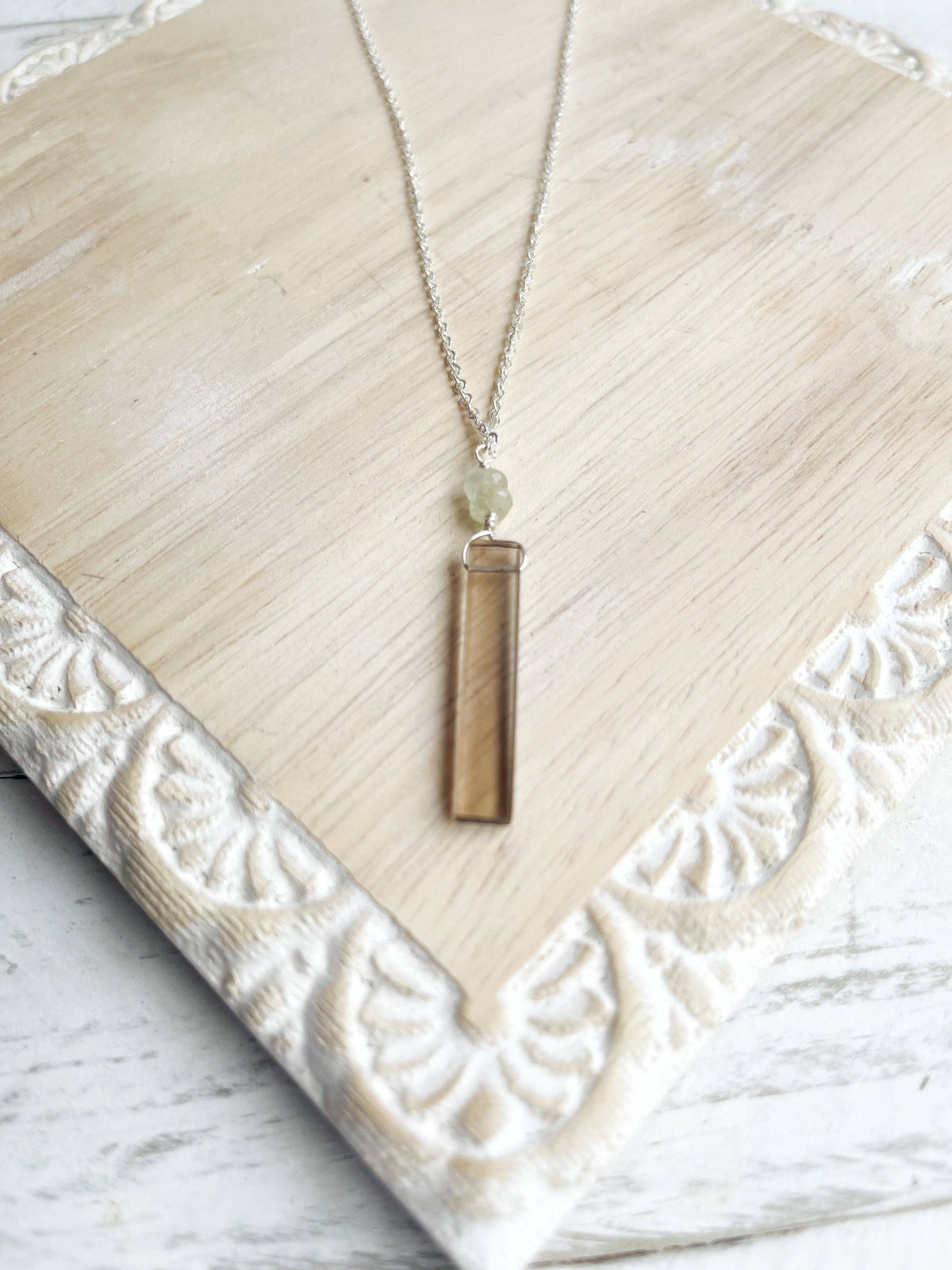 Smoky Quartz Stick Necklace