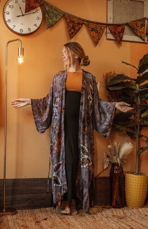 Earthy Boho Duster Robe