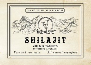 Pure Shilajit Tablets - 60 Count