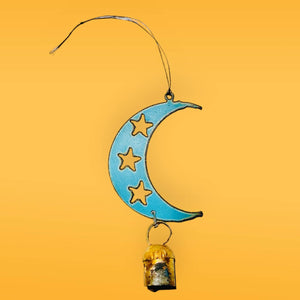 MOON Ornament Wind Chime bell Door hanger Hippie gift USA
