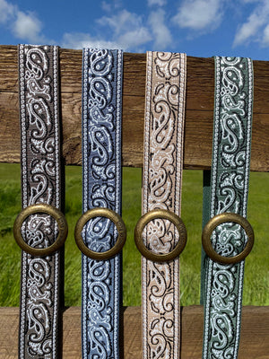 Paisley Please Belt - Sand