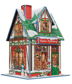 Santa's Workshop 3D Puzzle, 323 Pieces