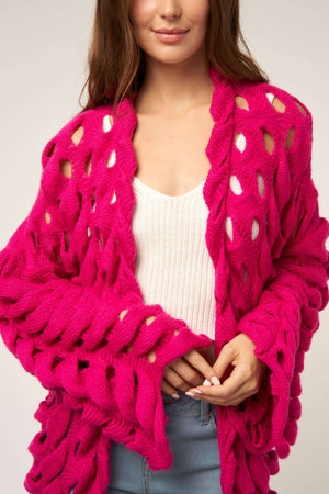 Open Knit Cardigan