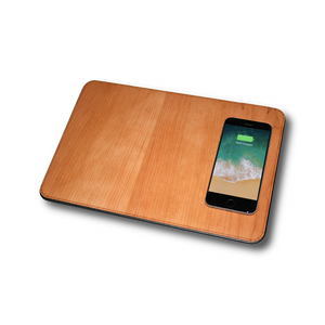 Real Wood Wireless Charging Mousepad - Aromatic Cedar