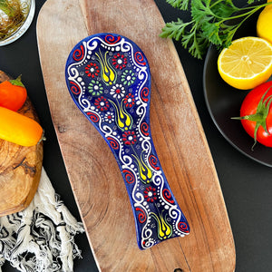 Ceramic Spoon Rest, Handmade Kitchen Decor, Spoon Holder