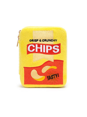 Bag of Chips Velvet Jewelry Case – Yellow