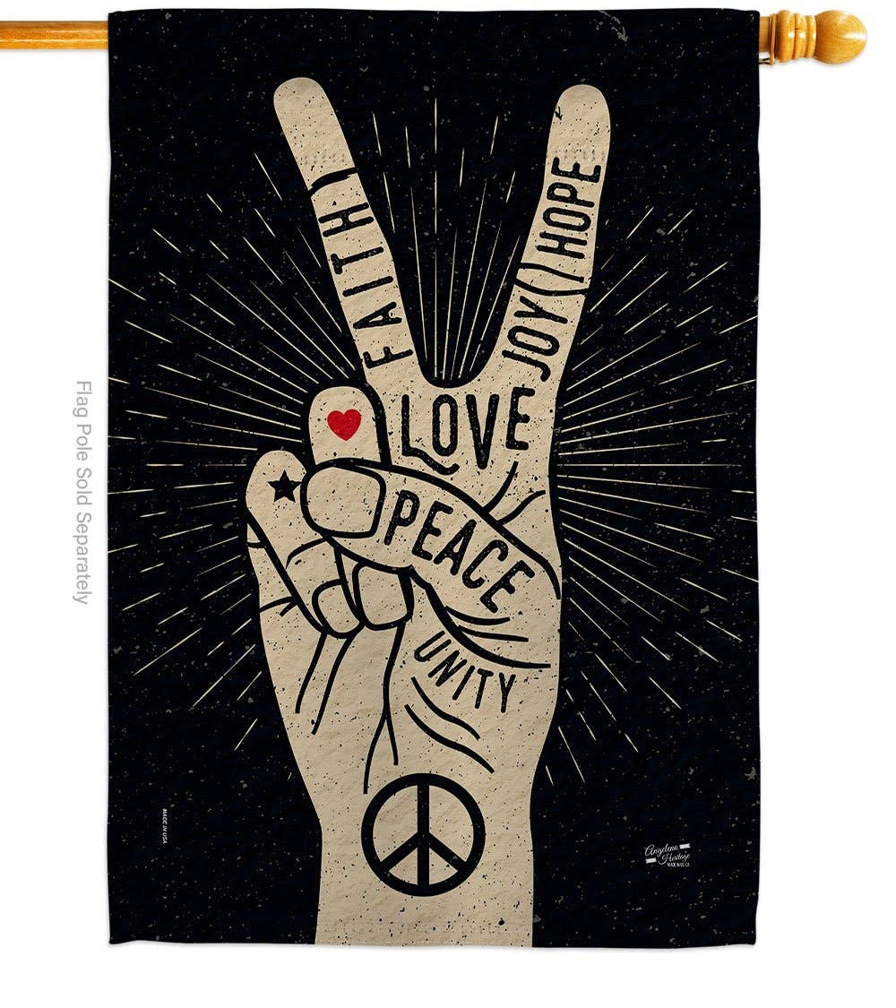 Faith Love Joy Sweet Life Garden Flag