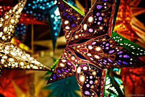 Om Paper Star Lanterns - Coral