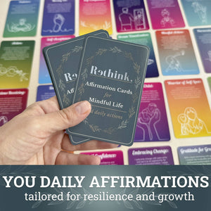 Rethink! Affirmation Cards for a Mindful Life 95 Cards
