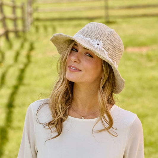 Fleur Natural Sun Hat UPF 35