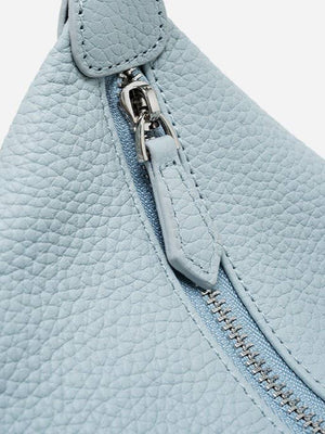 Leather Hobo Shoulder Bag with Soft Pillow Silhouette