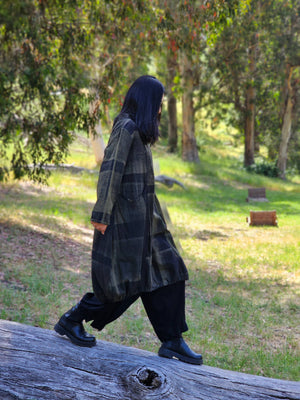 Bottom Gather Pants - Black
