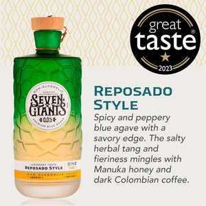 Seven Giants Reposado Style Non-Alcoholic Tequila 0.0% ABV