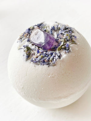 Amethyst & Lavender Bath Bomb