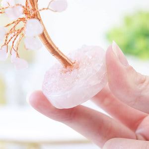 Rose Quartz Tree of Life