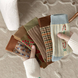 Vintage Pattern Socks