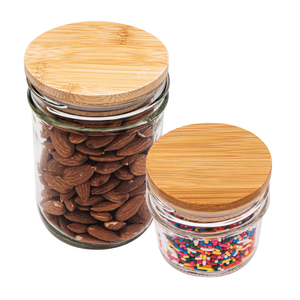 Bamboo Storage Stopper Lid for Mason Jars