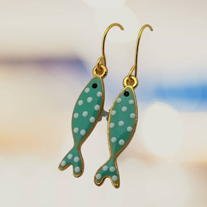 Fish Earrings, Nautical Earrings, Coastal Jewelry