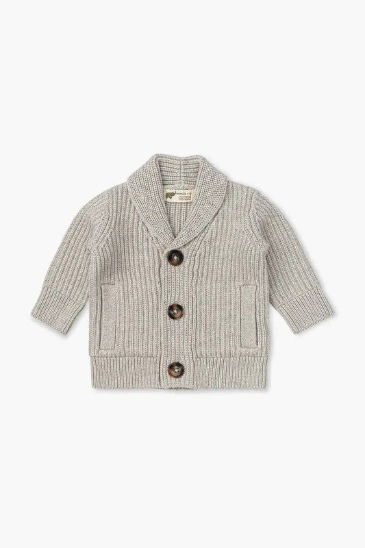 Heather Gray Collegiate Cardigan