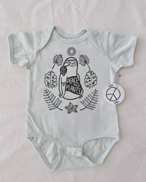 Free Spirit Sloth Baby Bodysuit