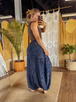 Flowy Hippie Tie Dye Baggy Yoga Pant