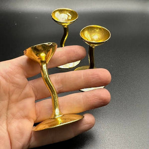 Mini Gold Chalice Sphere Holder