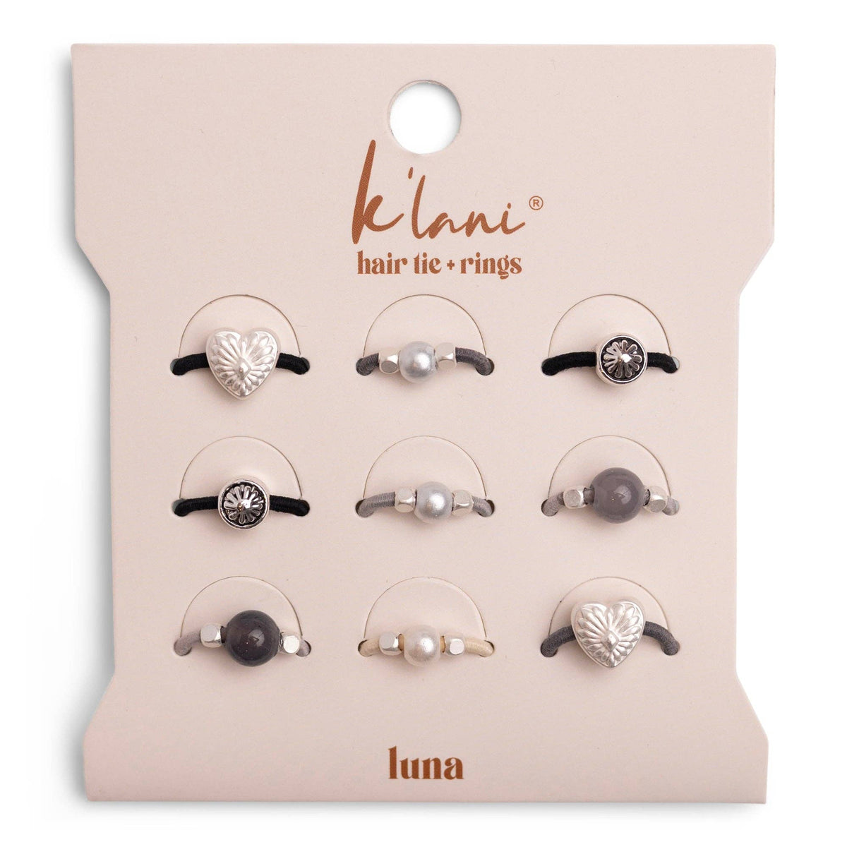 Luna Hair Tie Ring Set