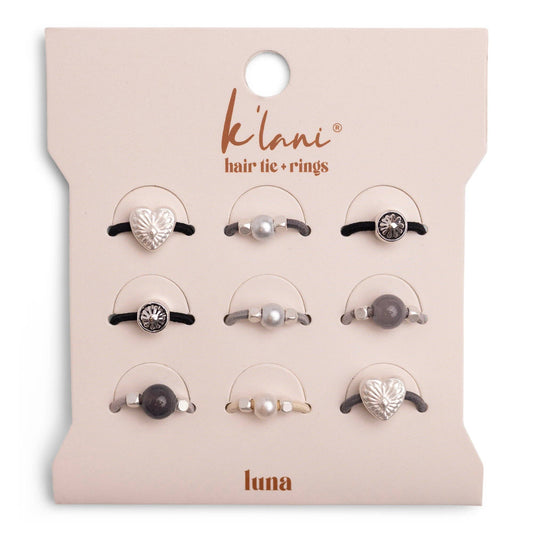 Luna Hair Tie Ring Set