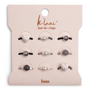 Luna Hair Tie Ring Set