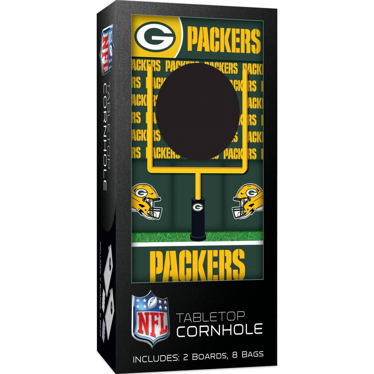 Green Bay Packers NFL Tabletop Cornhole Set