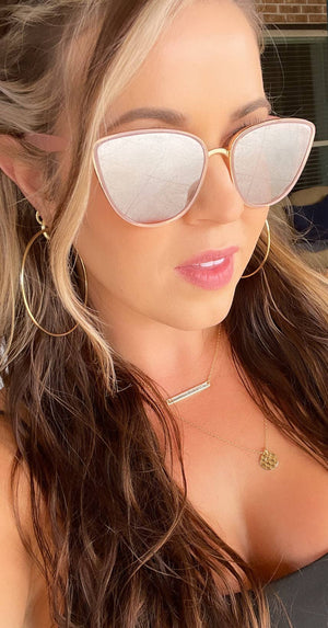 Lexus Cat Eye Sunglasses - Hot Pink