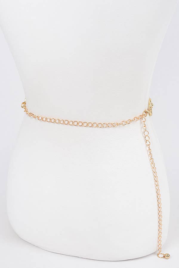 Round Chain Belt – Gold