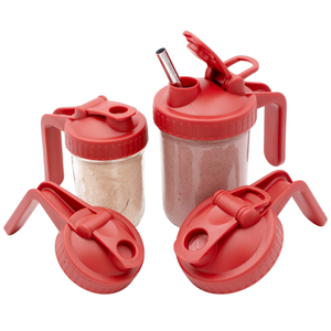 Pour and Store Pitcher Lid with Handle for Mason Jars