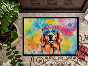 Golden Retriever Hippie Dawg Doormat, 18x27