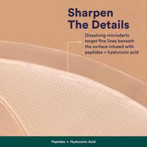Fine Line Microdart Patches with Hyaluronate & Peptides