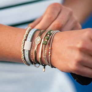Ace Tennis Hair Tie Bracelet Set