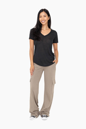 GREEN - Organic Cotton Blend Cargo Trousers