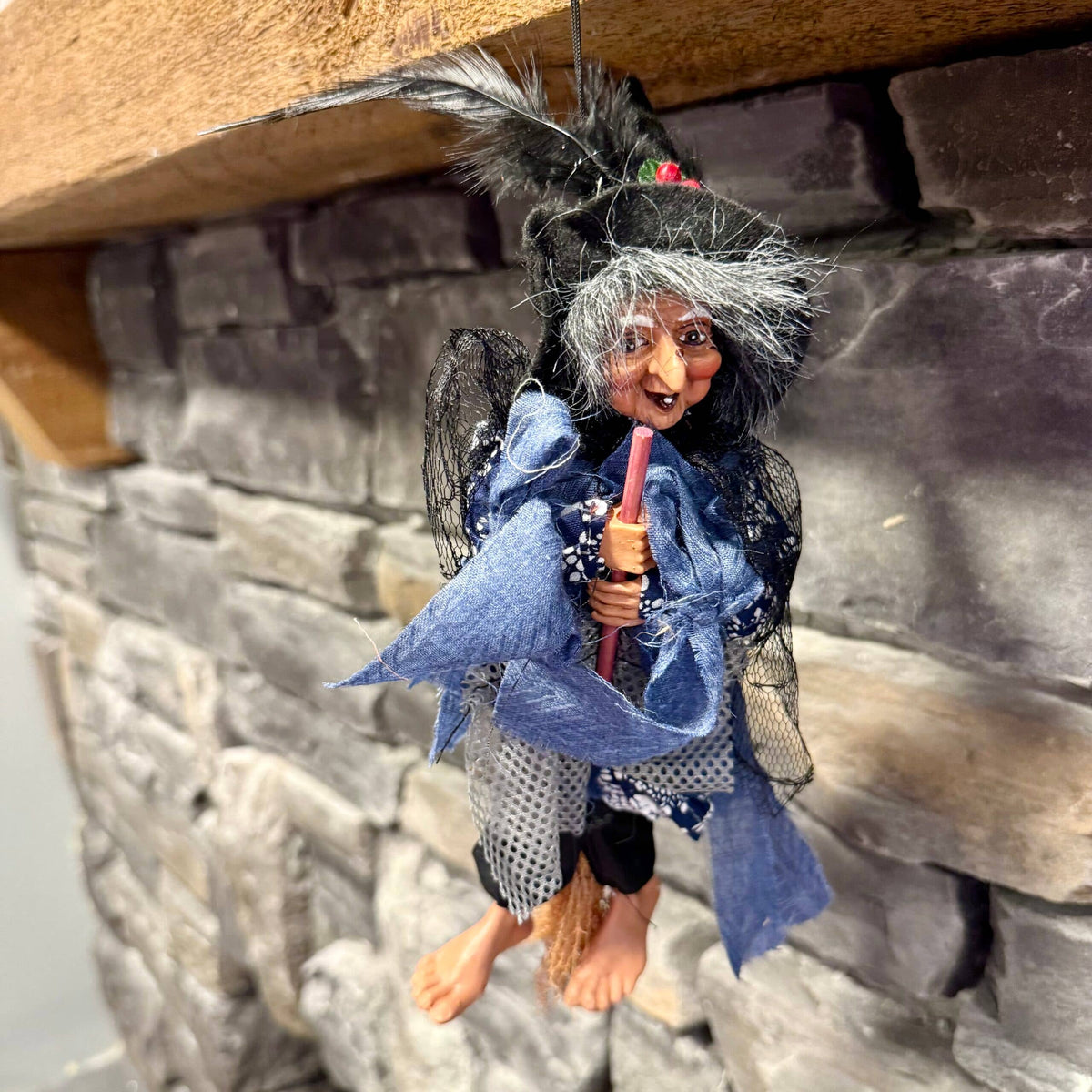 Kitchen Witch Klara – Blue