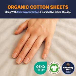 Grounding Fitted Sheet – King, Off-White