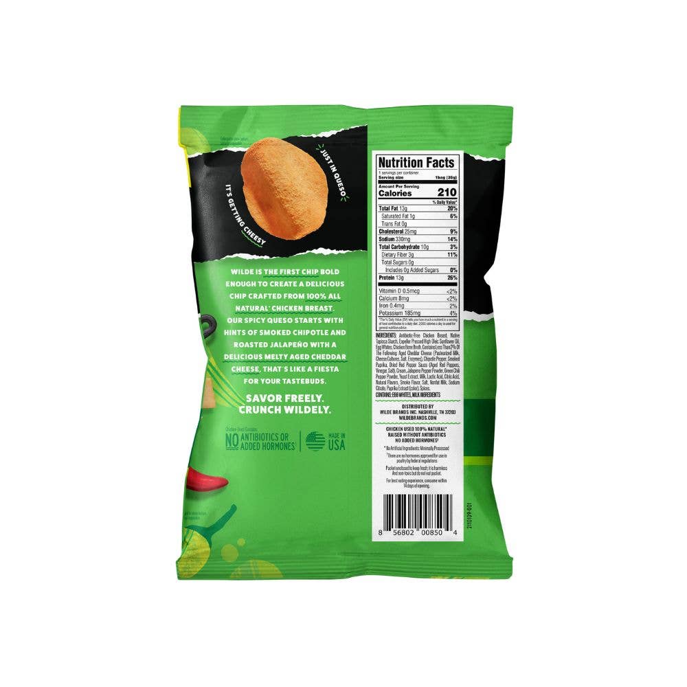 WILDE Spicy Queso Protein Chips 1.34oz