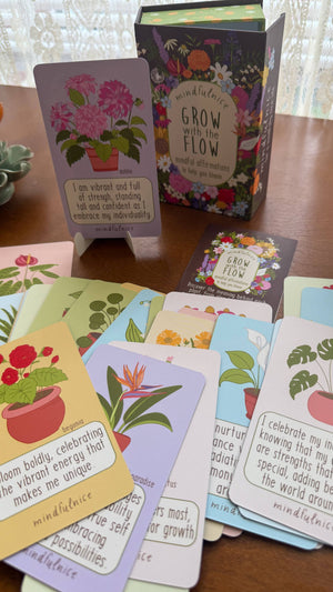 Grow With The Flow Affirmation Cards
