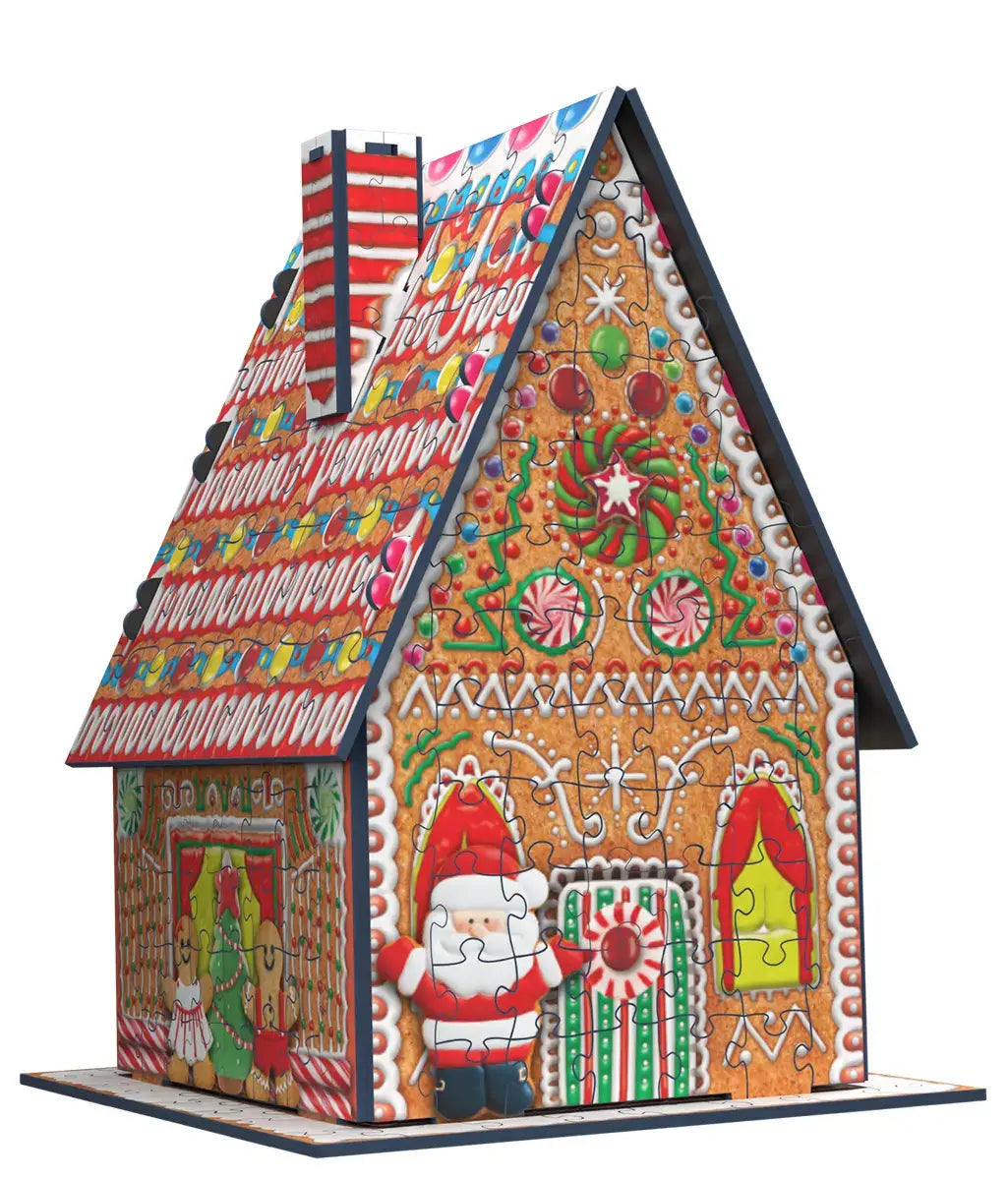 Gingerbread House 3D Puzzle, 302 Pieces