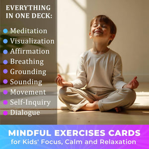 Rethink! Meditation Mindful Practices Cards for Kids