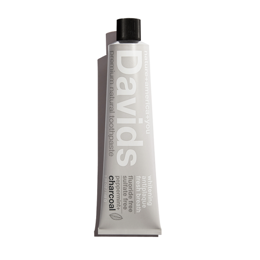 Davids Premium Toothpaste – Charcoal + Peppermint, 5.25 oz